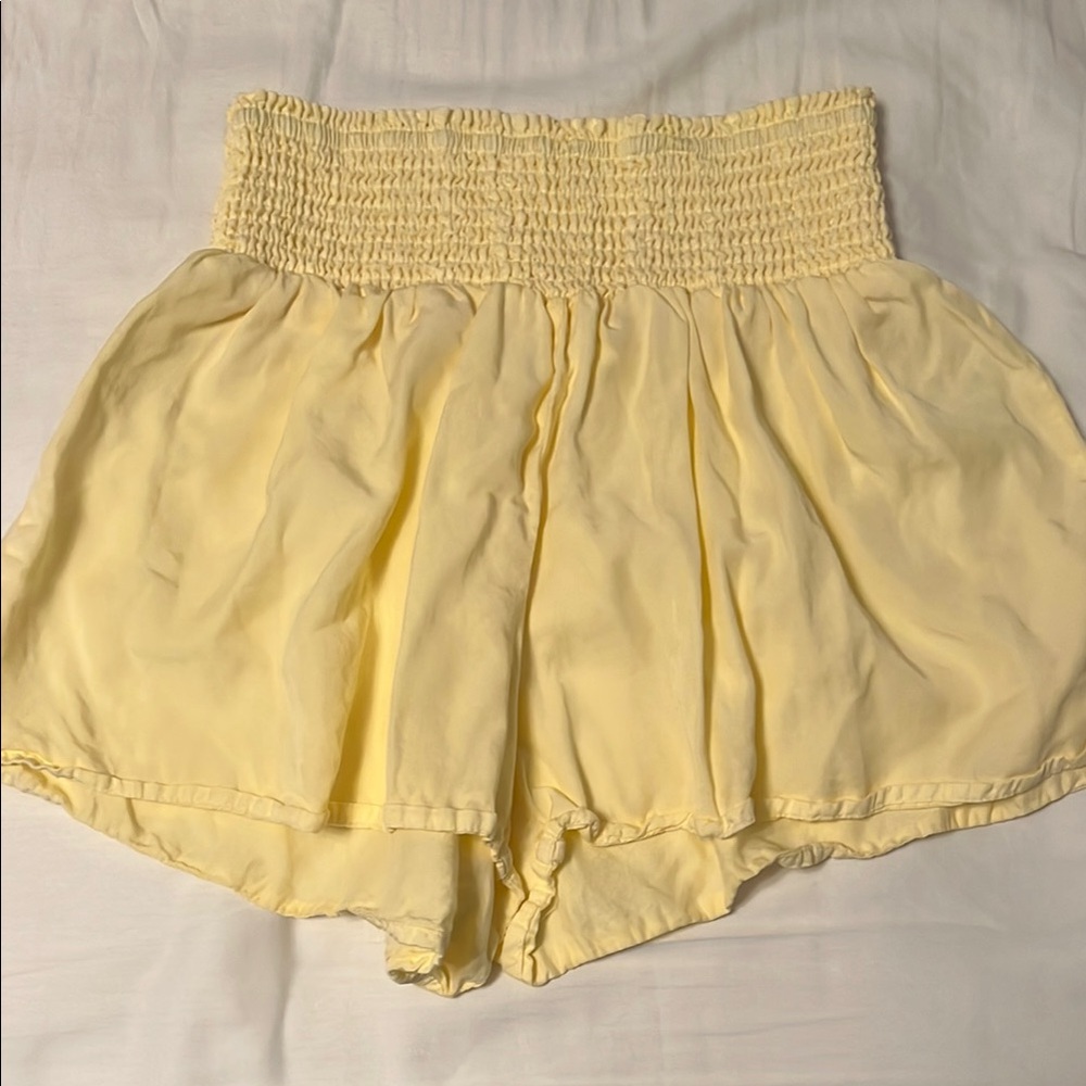 Yellow Women's Shorts
